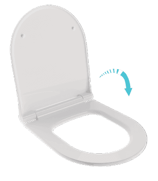 Pure Slim Duroplast Süper İnce Klozet Kapağı